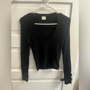 Abercrombie and Fitch long sleeve slim scoopneck sweater